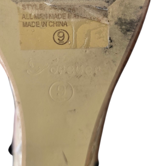 Forever 21 Black and Tan Beaded Sandals - Picture 6 of 7